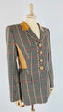 Blazer inserti pelle