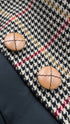 Blazer inserti pelle