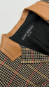 Blazer inserti pelle