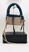 Borsa in maglia-bicolor