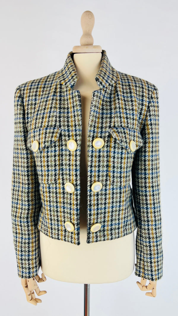 Blazer pied de poule vintage
