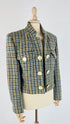 Blazer pied de poule vintage