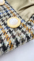 Blazer pied de poule vintage