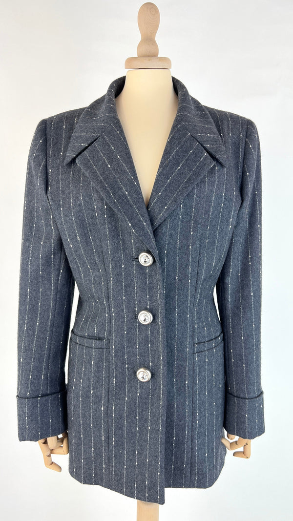 Blazer bottoni cristallo vintage