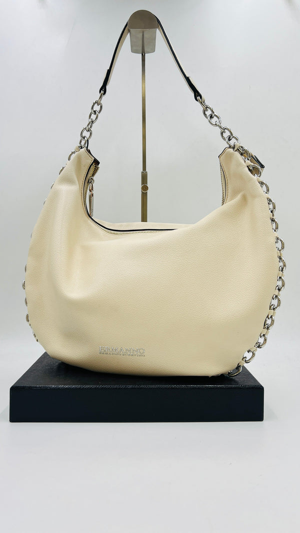 Borsa mezzaluna pelle