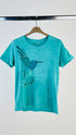 T-shirt stampa colibrì con cartellino