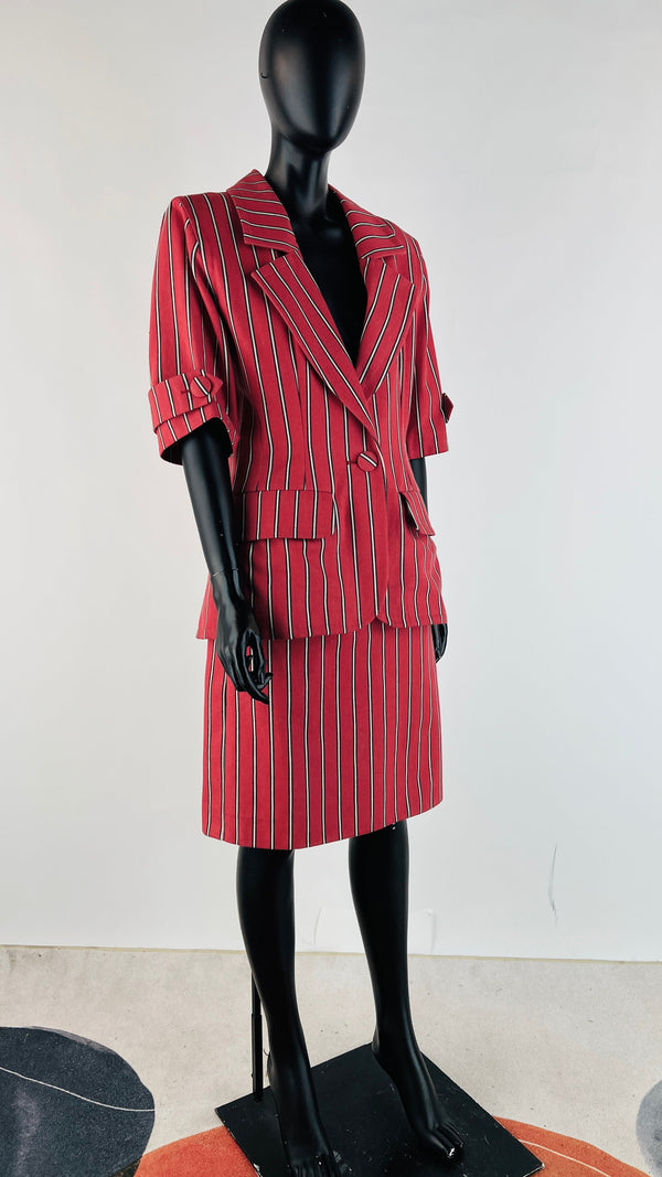 Tailleur righe vintage