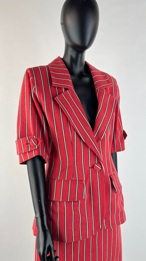 Tailleur righe vintage