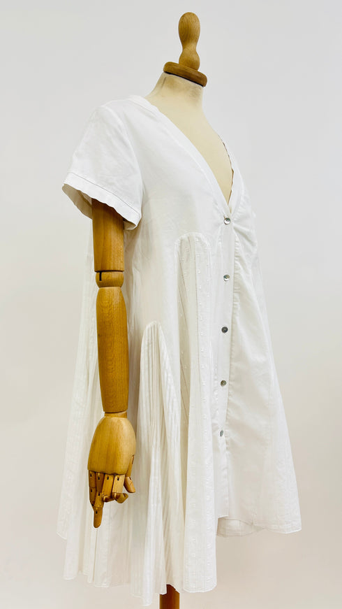 Abito svasato in cotone