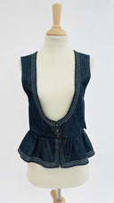 Gilet denim con cartellino Philosophy di Lorenzo Serafini