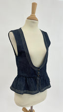 Gilet denim con cartellino Philosophy di Lorenzo Serafini