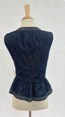 Gilet denim con cartellino Philosophy di Lorenzo Serafini