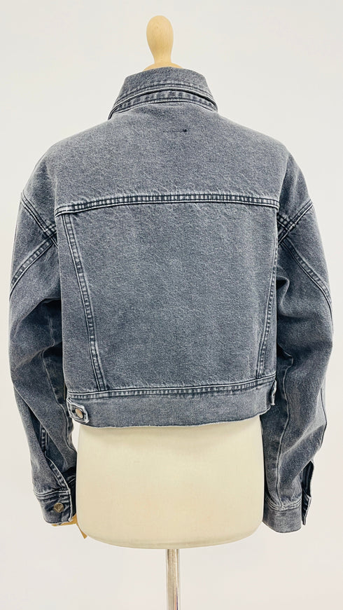 Giacca corta in denim
