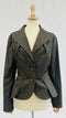 Blazer gessato con cartellino
