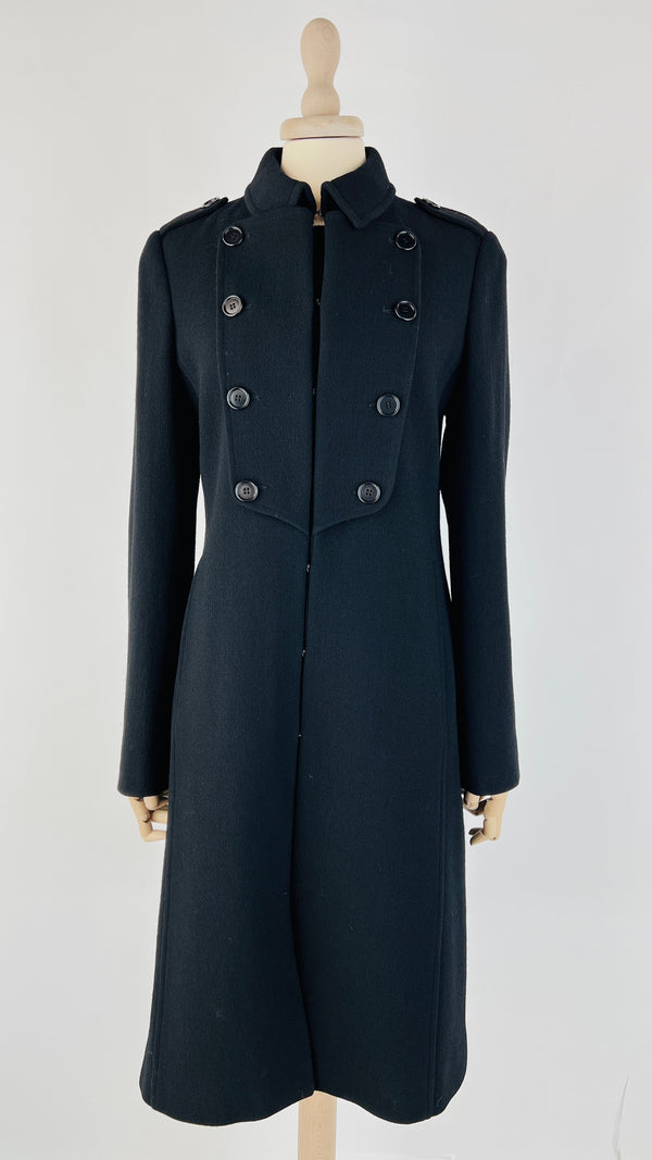 Cappotto lana nero