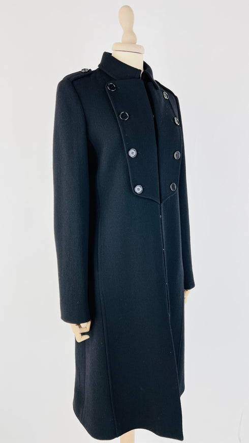 Cappotto lana nero