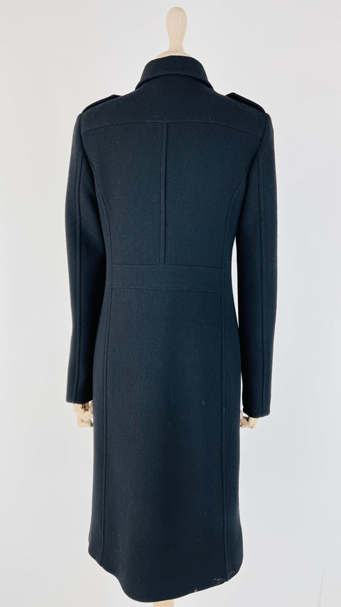 Cappotto lana nero