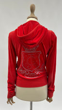Felpa in ciniglia con strass Juicy Couture
