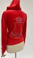 Felpa in ciniglia con strass Juicy Couture