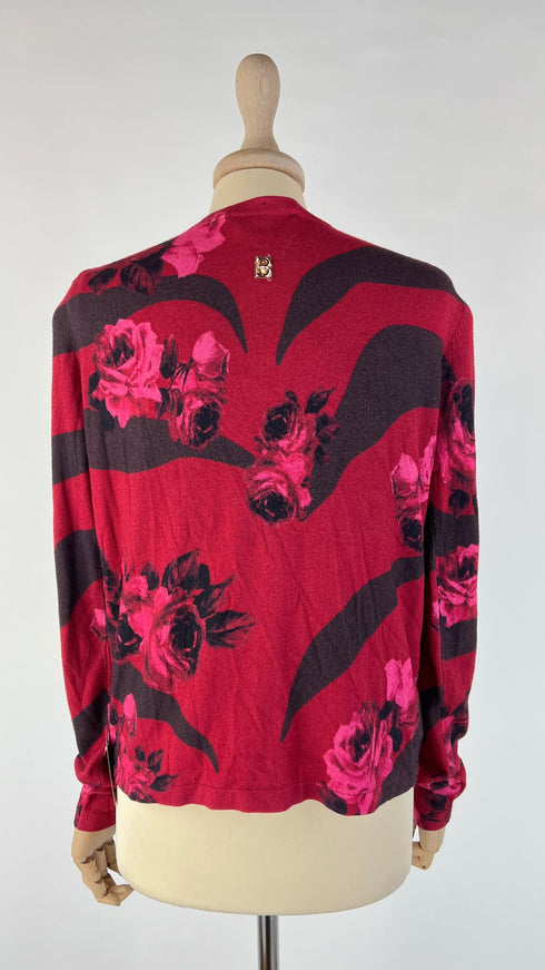 Cardigan a frange