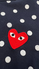 Longsleeve patch cuore COMME des GARCONS