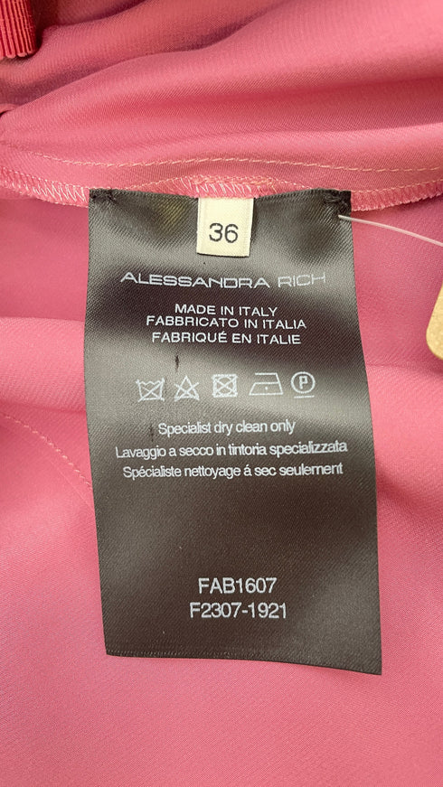 Abito lungo raso seta