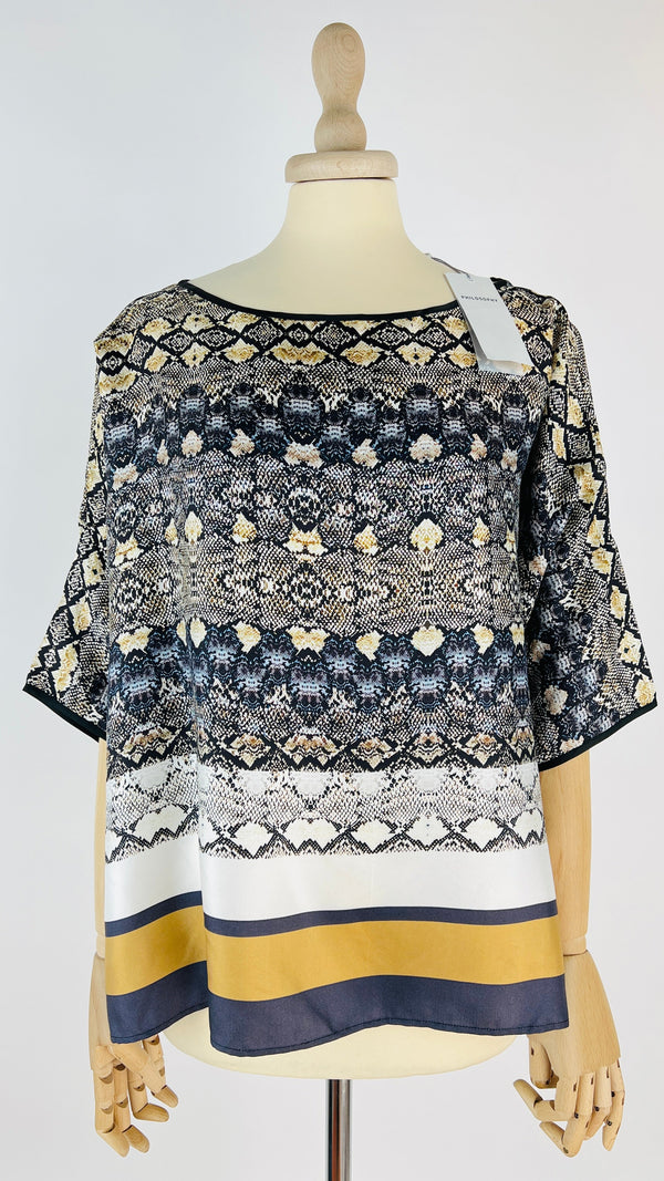 Top kaftano con cartellino