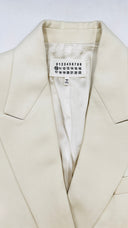 Gilet bianco doppiopetto Maison Margiela