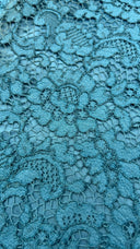 Abito corto in pizzo azzurro Unsigned