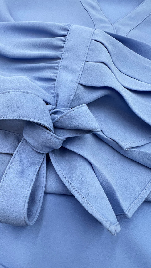 Blusa polsino plissé