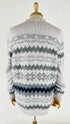 Maglione grigio Fair Isle