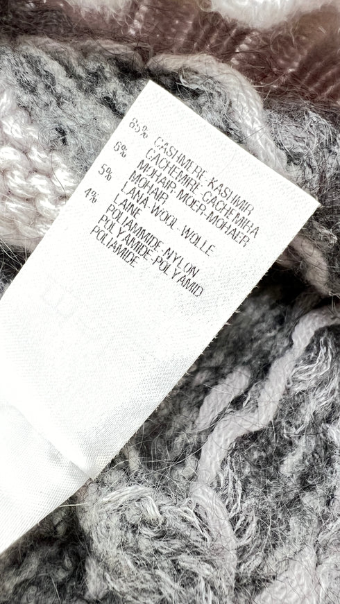 Maglione grigio Fair Isle