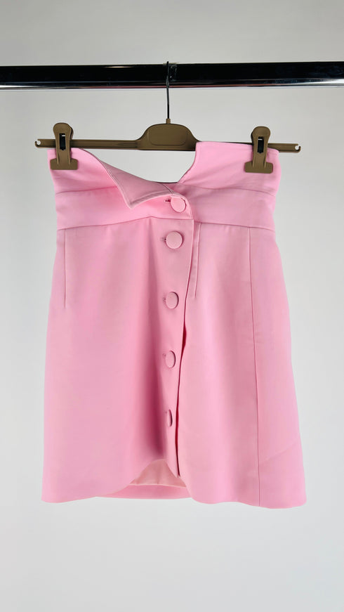 Gonna corta maxi bottoni