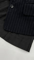 Blazer gessato lana
