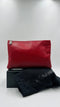 Pochette in pelle rossa