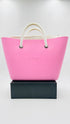 Shopper rosa manici in corda