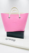 Shopper rosa manici in corda