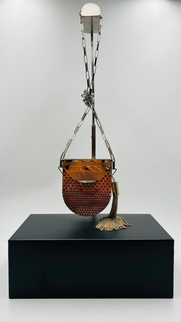 Borsa a tracolla in metallo