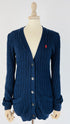 Cardigan cotone trecce