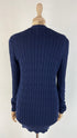 Cardigan cotone trecce