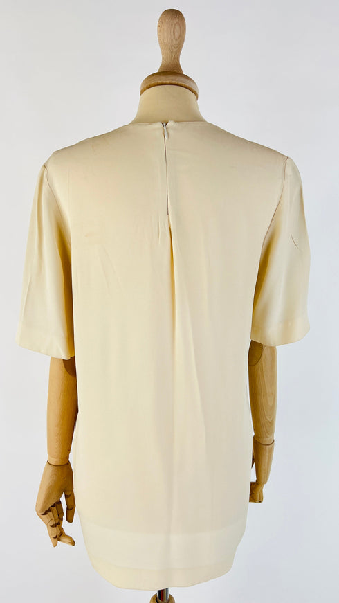 T-shirt lunga tessuto