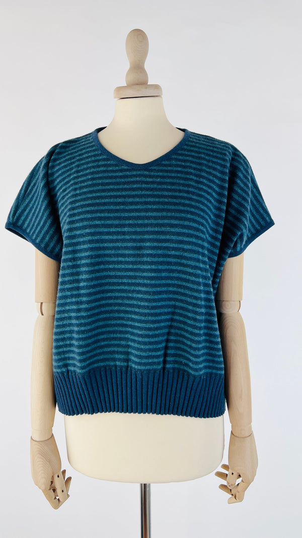Maglia righe cashmere