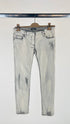 Jeans skinny vita bassa washed