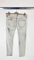 Jeans skinny vita bassa washed