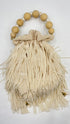 Borsa perle e frangie
