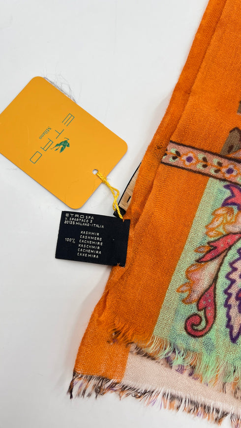 Foulard cashmere cartellino