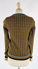 Maglia jacquard a quadri con lurex Erotokritos