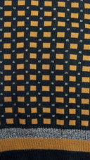 Maglia jacquard a quadri con lurex Erotokritos