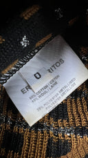 Maglia jacquard a quadri con lurex Erotokritos
