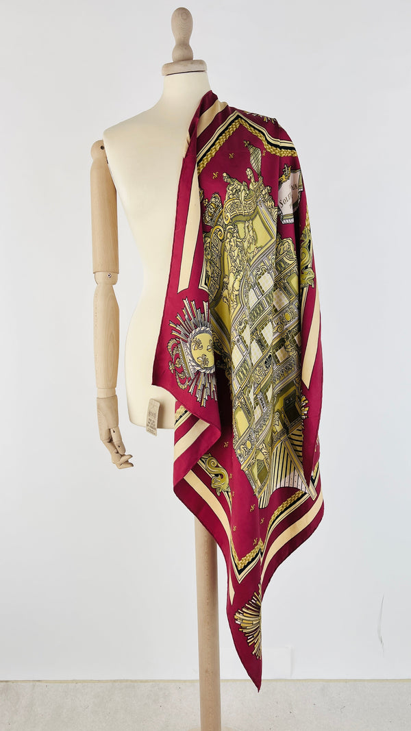 Foulard "Soleil Royal" vintage